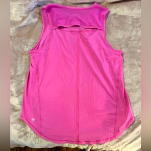 Lululemon Sculpt tank, pink size 14